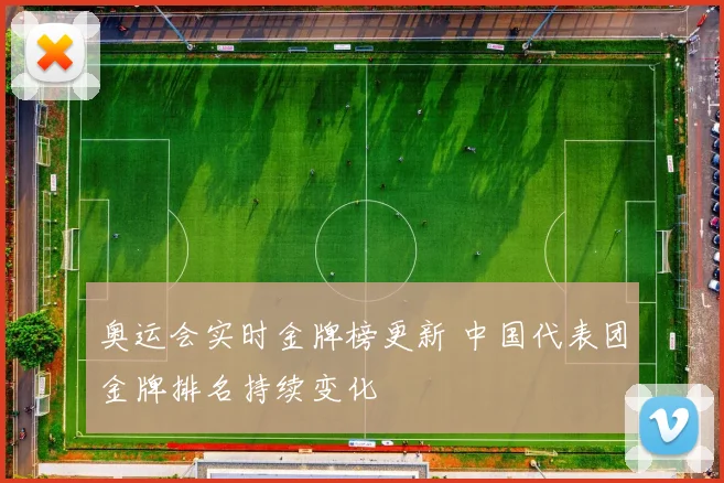 奥运会实时金牌榜更新 中国代表团金牌排名持续变化