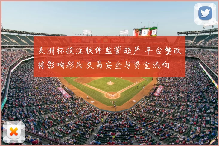 美洲杯投注软件监管趋严 平台整改将影响彩民交易安全与资金流向
